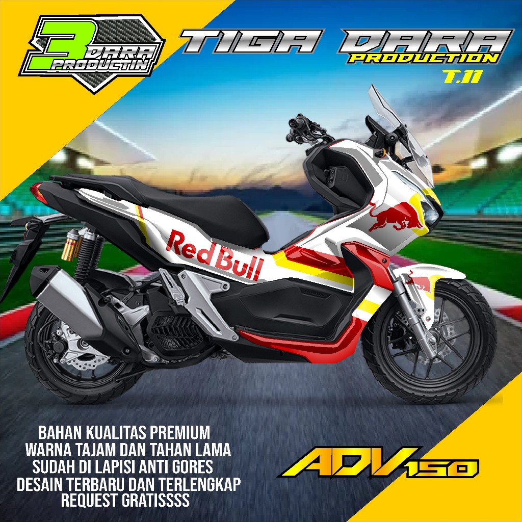 Jual Stiker Decal Adv Full Body Dekal Sticker Motor Honda Adv