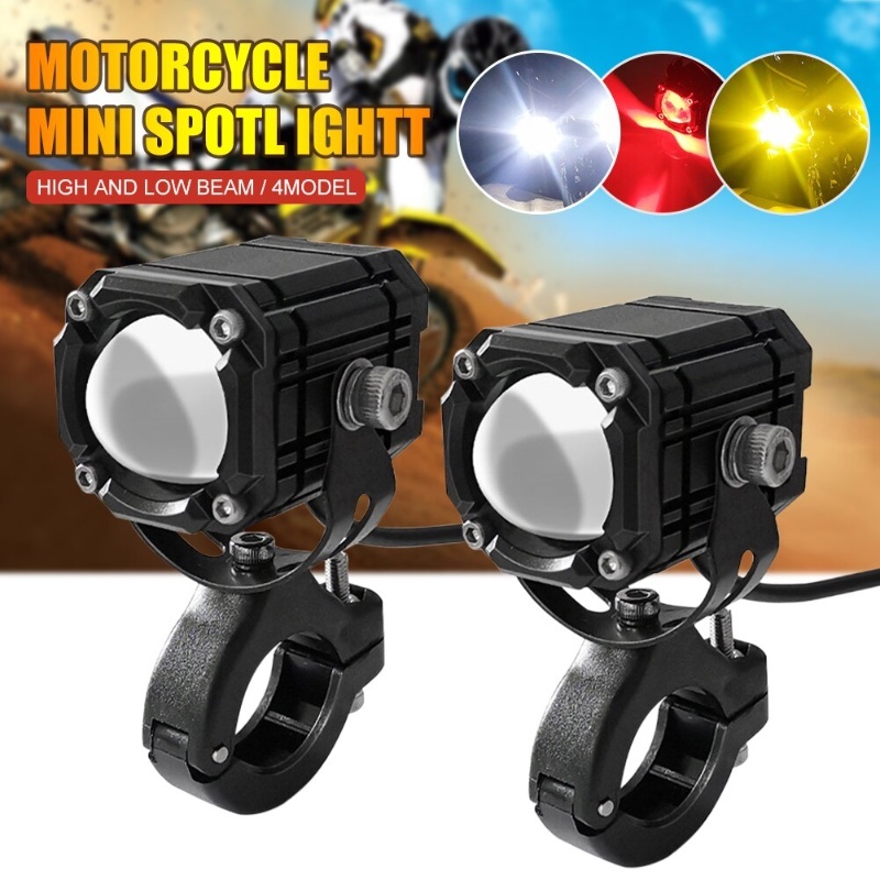 Paket Lampu Tembak Laser 5 Mode Plus Senja Hi Loo Universal Plus Saklar/Lampu Tembak Sorot Led/Lampu Tembak D2 Lampu Sorot Laser D2 2 Warna Hi-Lo Demon Red Kedip 5 Mode R310