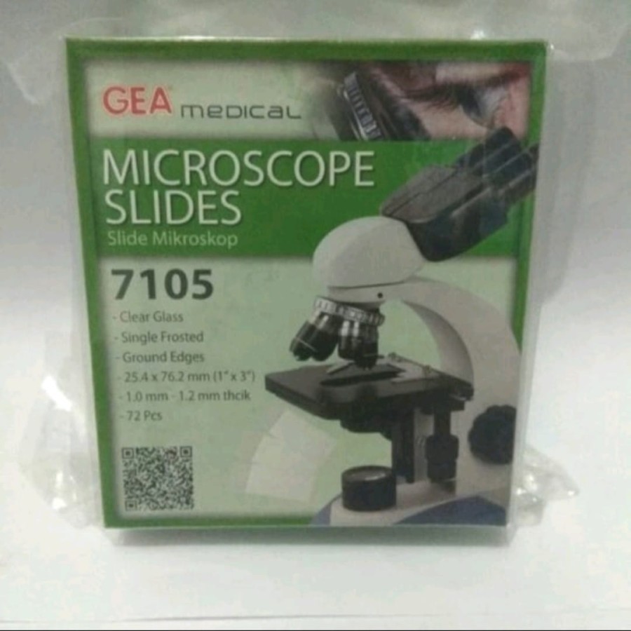 Jual Microscope Slide Slide Mikroskop Object Glass Kaca Preparat Gea 7105 Shopee Indonesia 6611