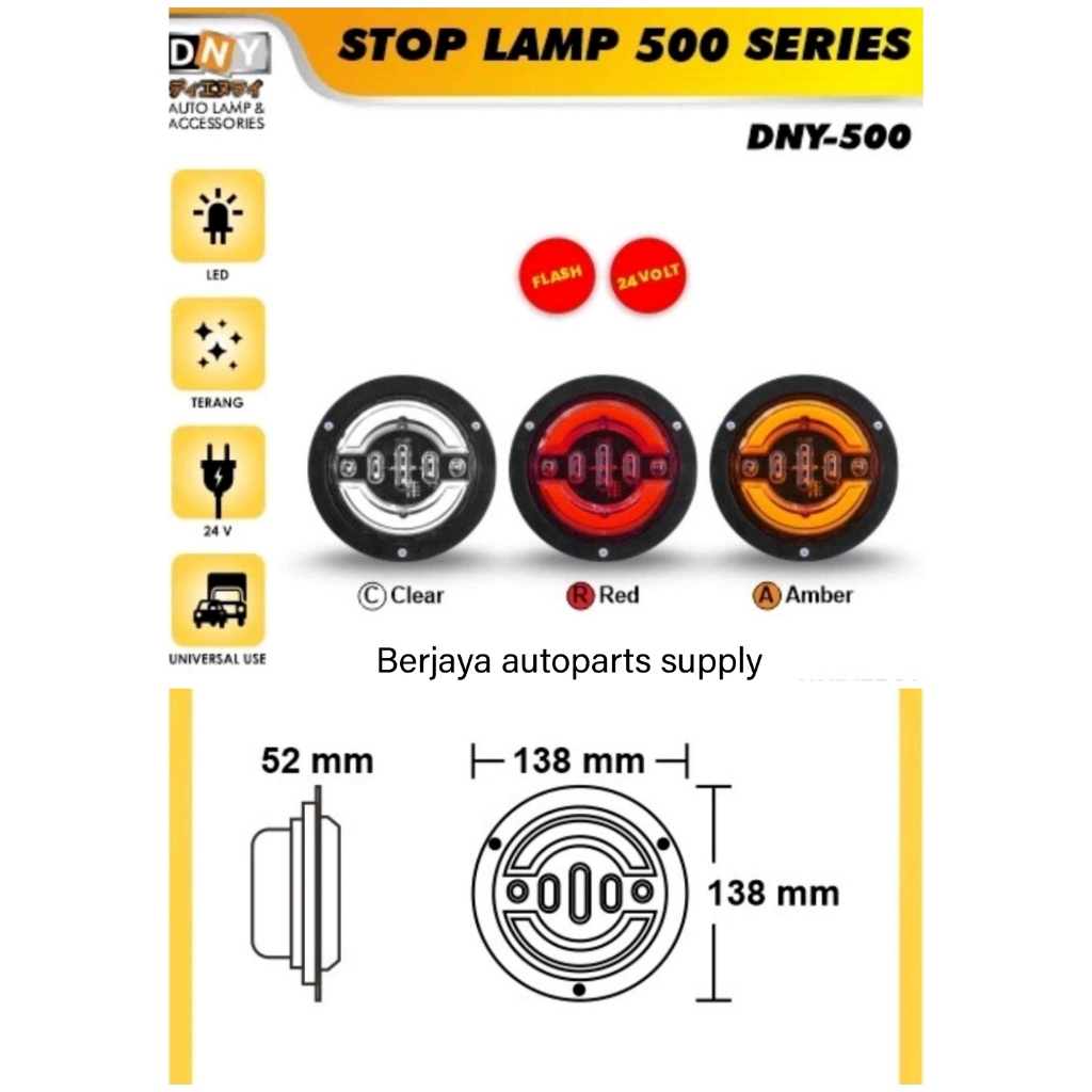 Jual Lampu Stop Sen Mundur Universal Led Bulat V Shopee Indonesia