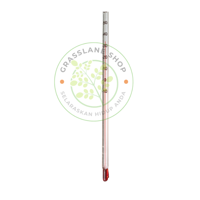 Jual Thermometer Kaca Termometer Air Tanah Gelas Glass Laboratorium -10 ...