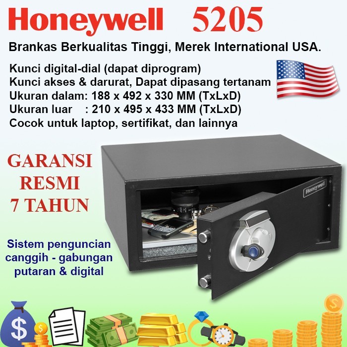 Jual Honeywell Brankas Digital Baja Garansi Tahun Official Store Shopee Indonesia