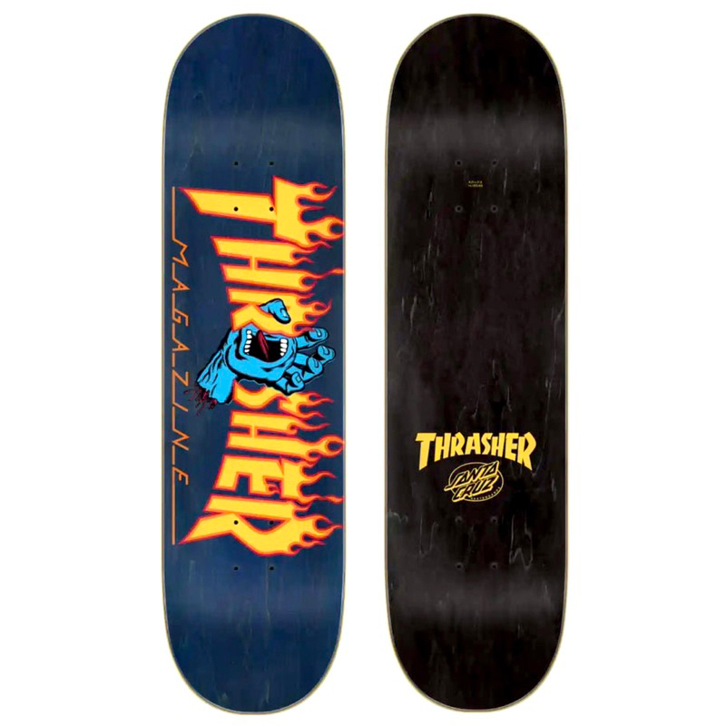 Jual Santa Cruz X Thrasher 8 25 Screaming Flame Logo Skateboard Deck 