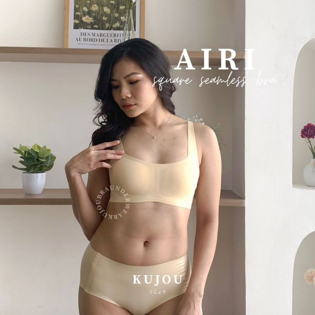 Jual Kujou Airi Square Seamless Bra Premium Seamless Bra Tanpa