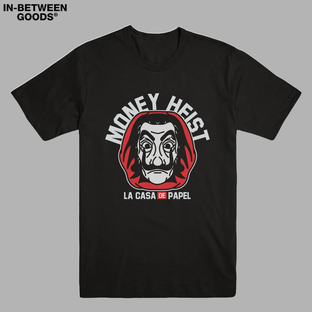 Jual LA CASA DE PAPEL MONEY HEIST T-SHIRT MOVIE MERCHANDISE