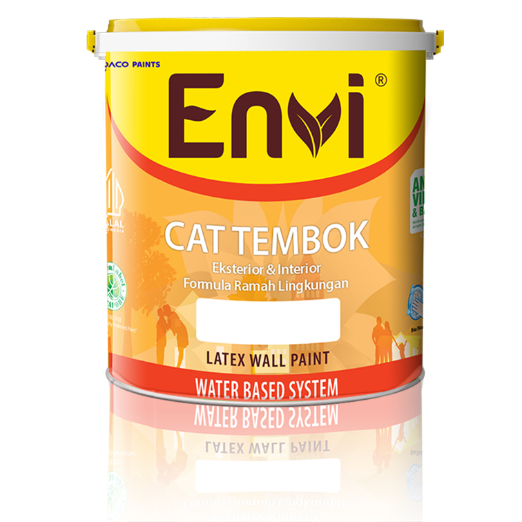 Jual CAT TEMBOK ENVI 5KG READY SEMUA WARNA Shopee Indonesia