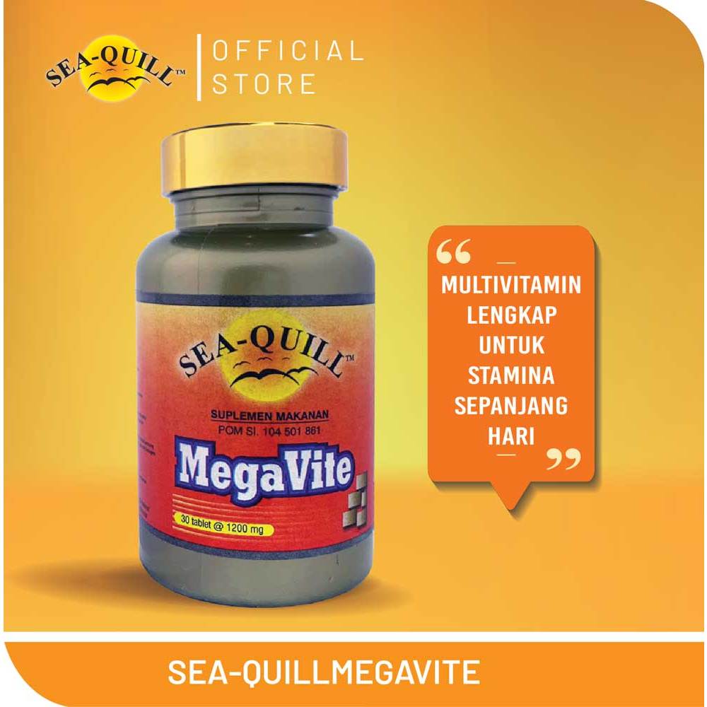 Jual Sea Quill MEGAVITE 30 tablet Original | Shopee Indonesia