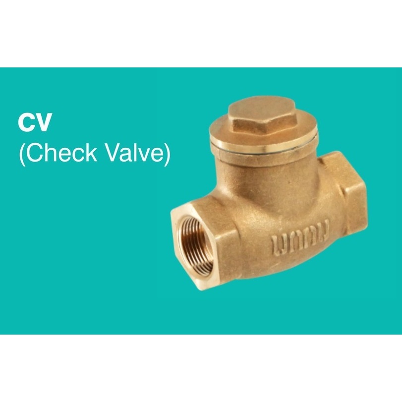 Jual UNNU Check Valve - CV 1/2