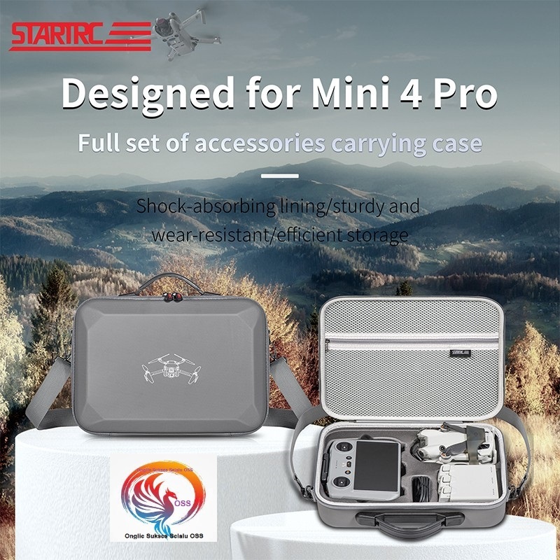 Jual Tas Drone Startrc PU Shoulder Bag Carrying Case Dji Mini 4 Pro Fly ...