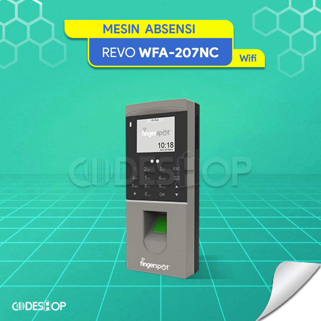 Jual Fingerspot Revo Wfa Nc Mesin Absensi Online Fingerprint Wifi