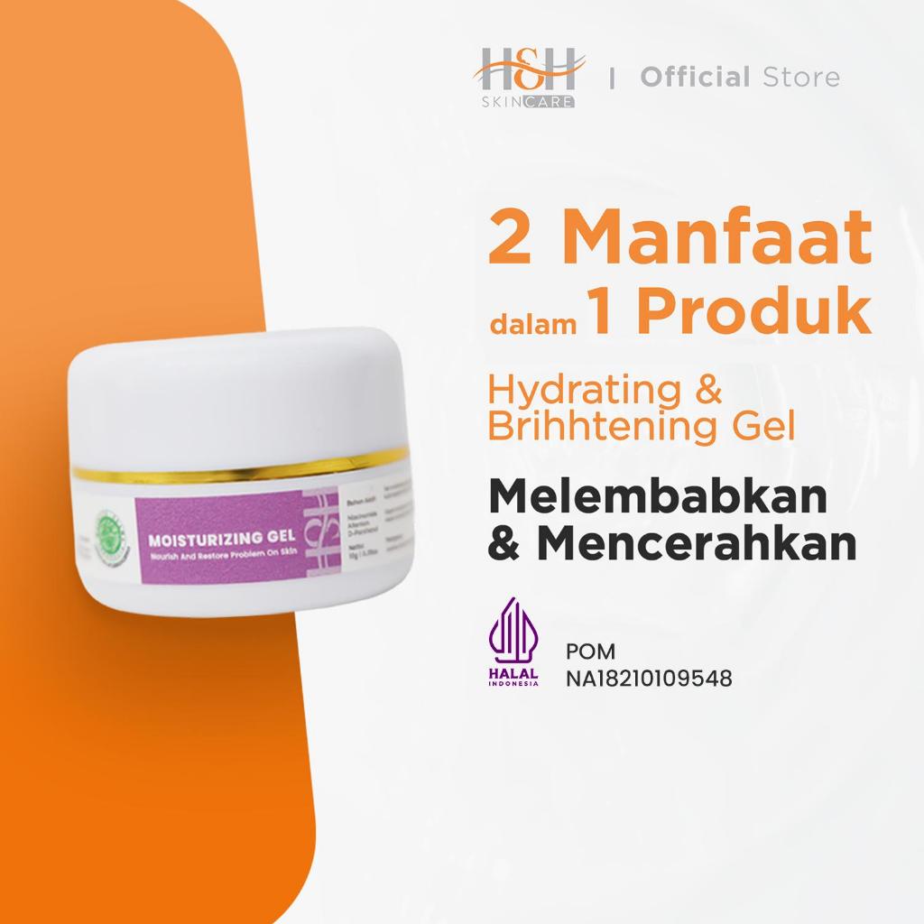 Jual H&H Moisturizer Gel / Pelembab Wajah Mencerahkan Kulit Dan Memperbaiki Skin Barrier