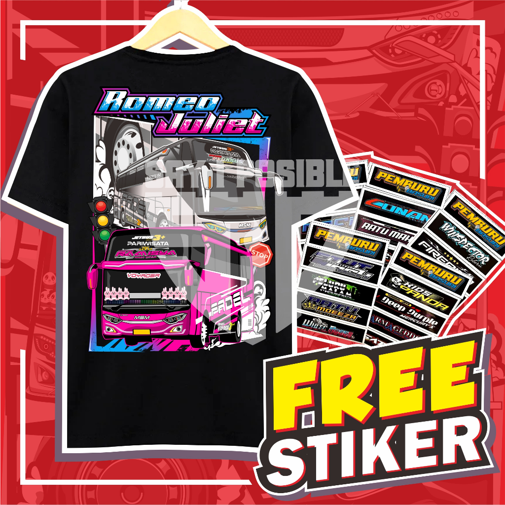 Jual ( FREE STIKER ) BAJU KAOS BIS ROMEO JULIET PEGASUS RAMISYA MSM ...