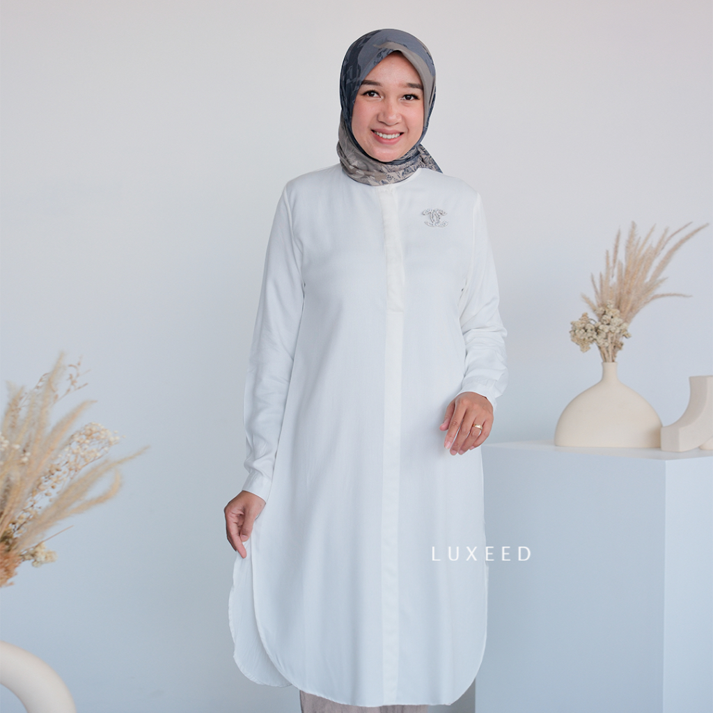 Jual Tunik Polos Wanita Terbaru Tunik Twill Rayon Tunik Harian Tunik ...