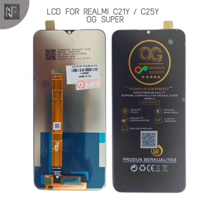 Jual LCD TOUCHSCREEN REALMI C21Y RMX3261 / C25Y FULLSET ORIGINAL SUPER ...