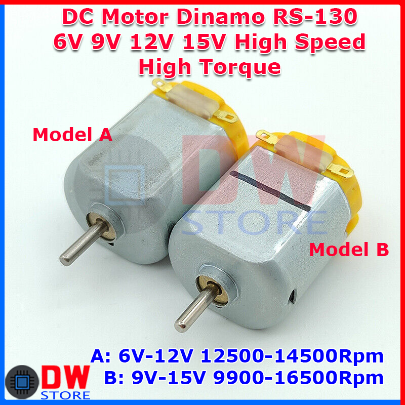 Jual Dinamo Dc Motor Rs Rs V V V V High Speed High Torque Shopee Indonesia