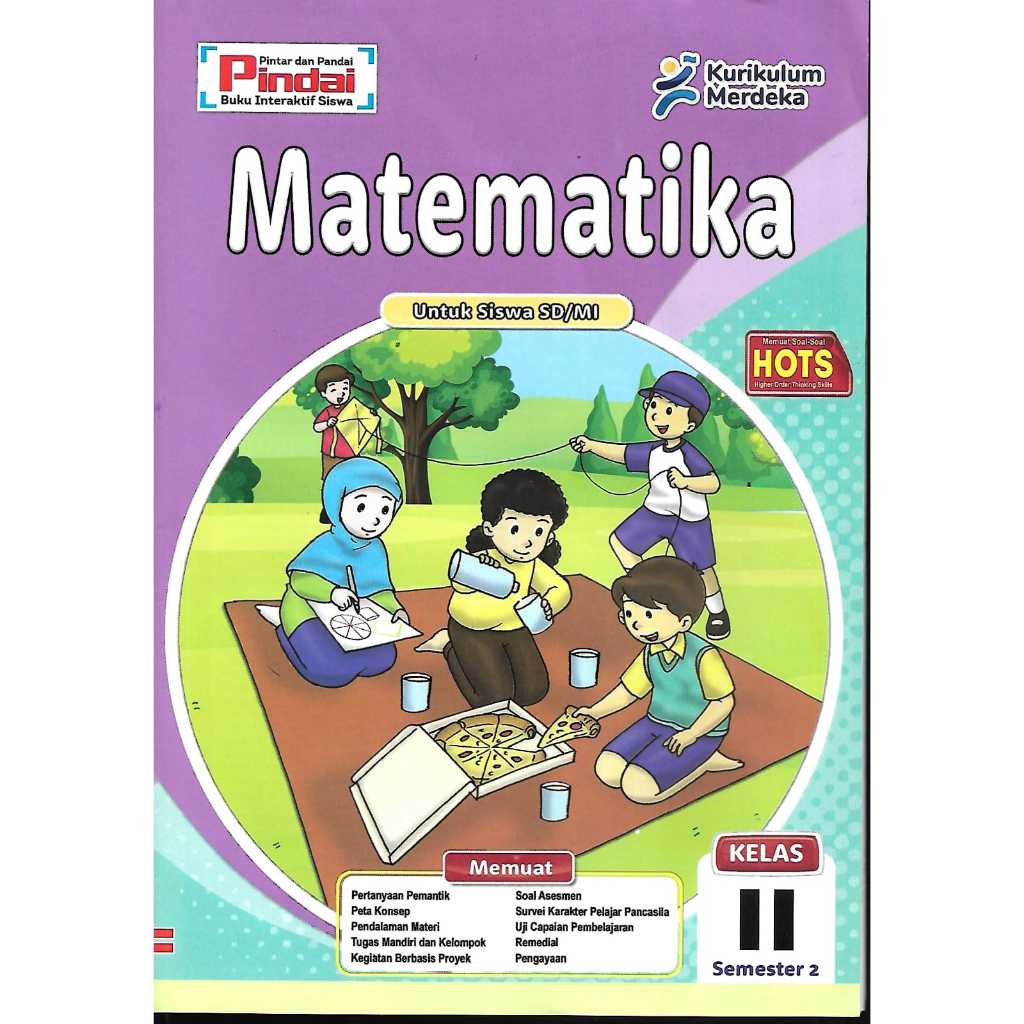 Jual Buku LKS Matematika Kurikulum Merdeka Kelas 2 SD/MI Semester 2 ...