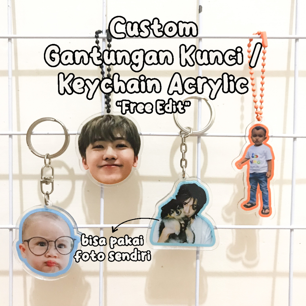 Jual Custom Gantungan Kunci/Keychain Acrylic/Akrilik | Shopee Indonesia