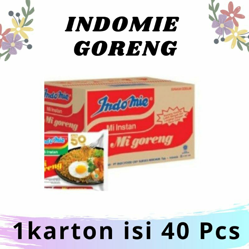 Jual Indomie Goreng 1 Karton Isi 40pcs | Shopee Indonesia