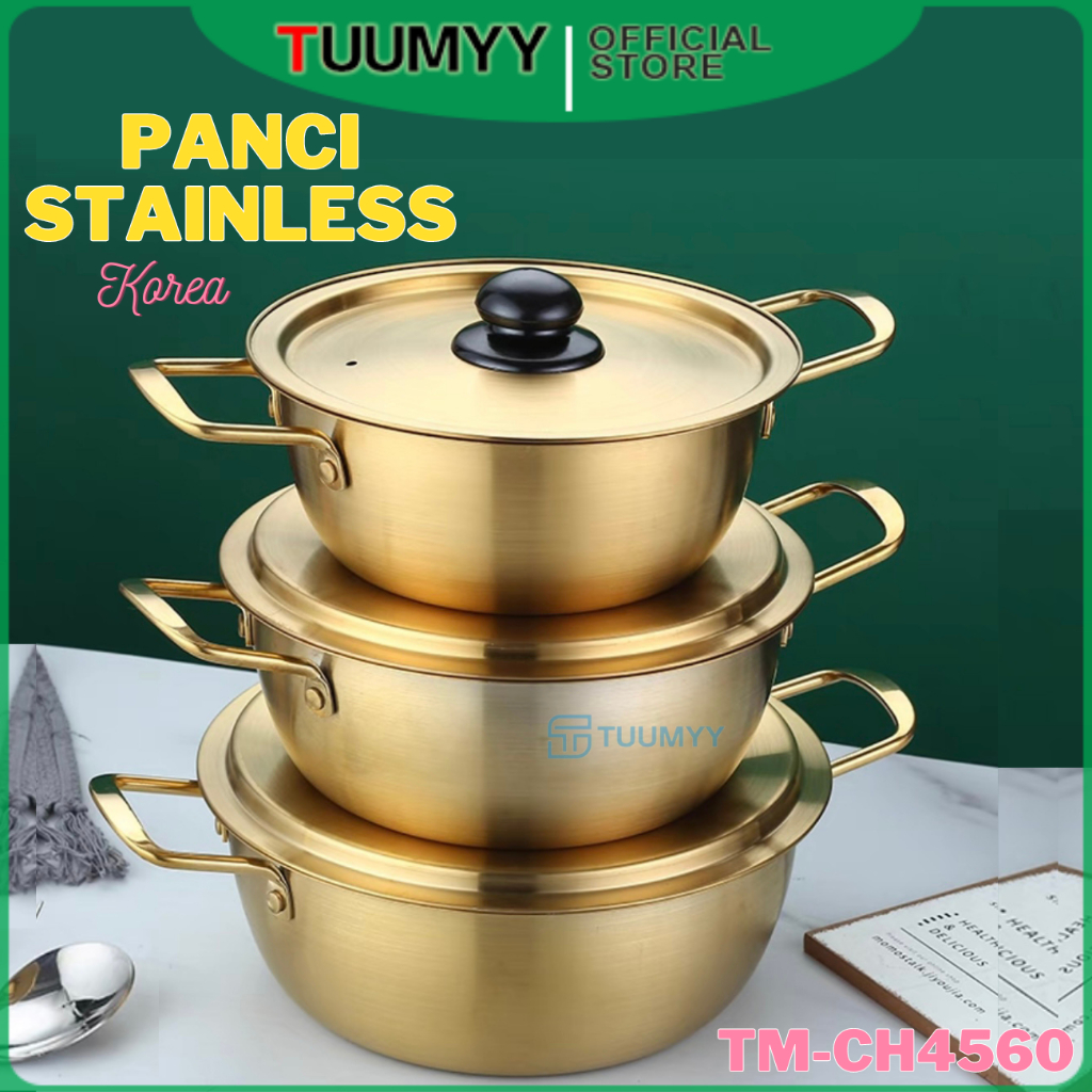 Jual PANCI RAMEN RAMYUN KOREA UNIVERSAL BAHAN STAINLESS STEEL 18CM ...