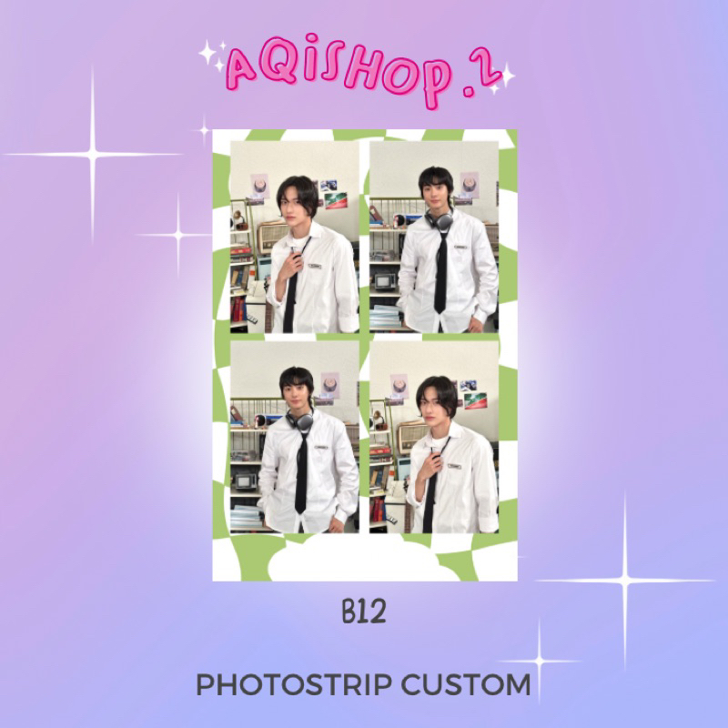 Jual SEHARI JADI PHOTOSTRIP 4 KOTAK CUSTOM CETAK FOTO SNPASHOT/DOUBLE