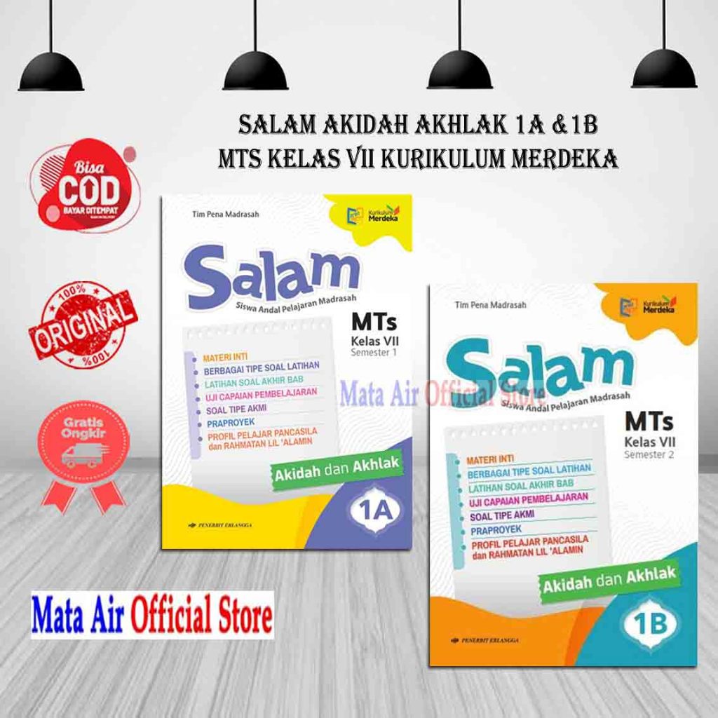 Jual ORIGINAL SALAM AKIDAH AKHLAK MTS KELAS 7 8 9 KURIKULUM MERDEKA ...