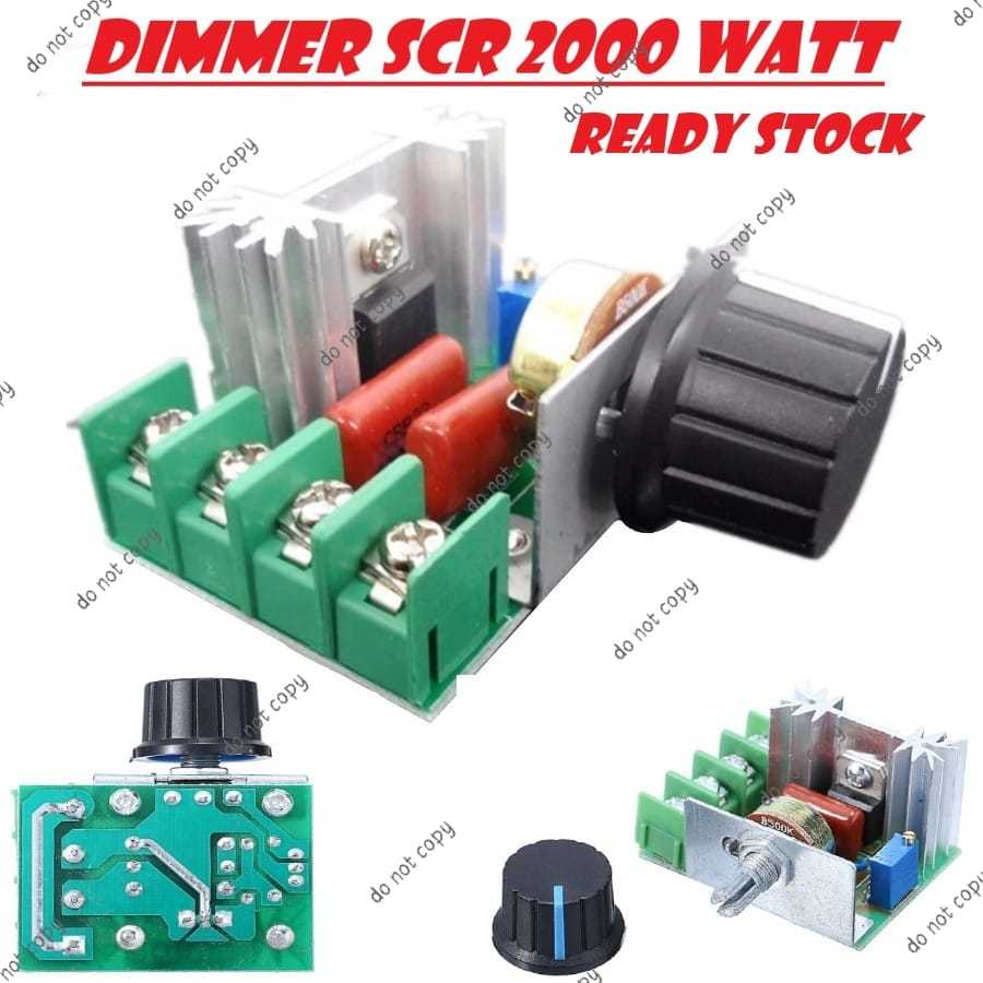 Jual Dimmer Scr W Regulator Voltage V Ac Motor Gurinda Bor Motor Speed Controller Pwm