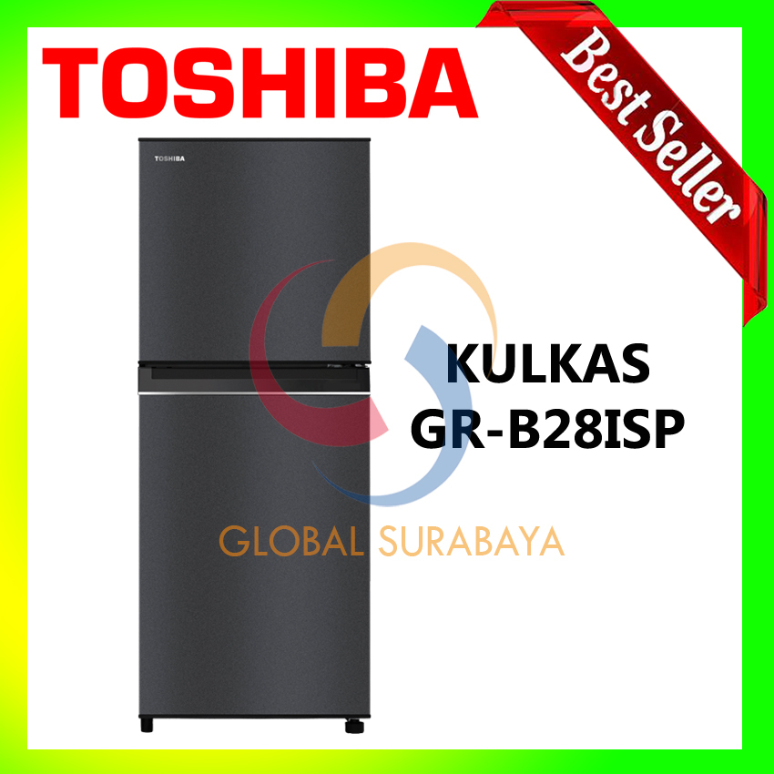 Jual TOSHIBA KULKAS 2 PINTU - GR-B28ISP - GARANSI RESMI | Shopee Indonesia
