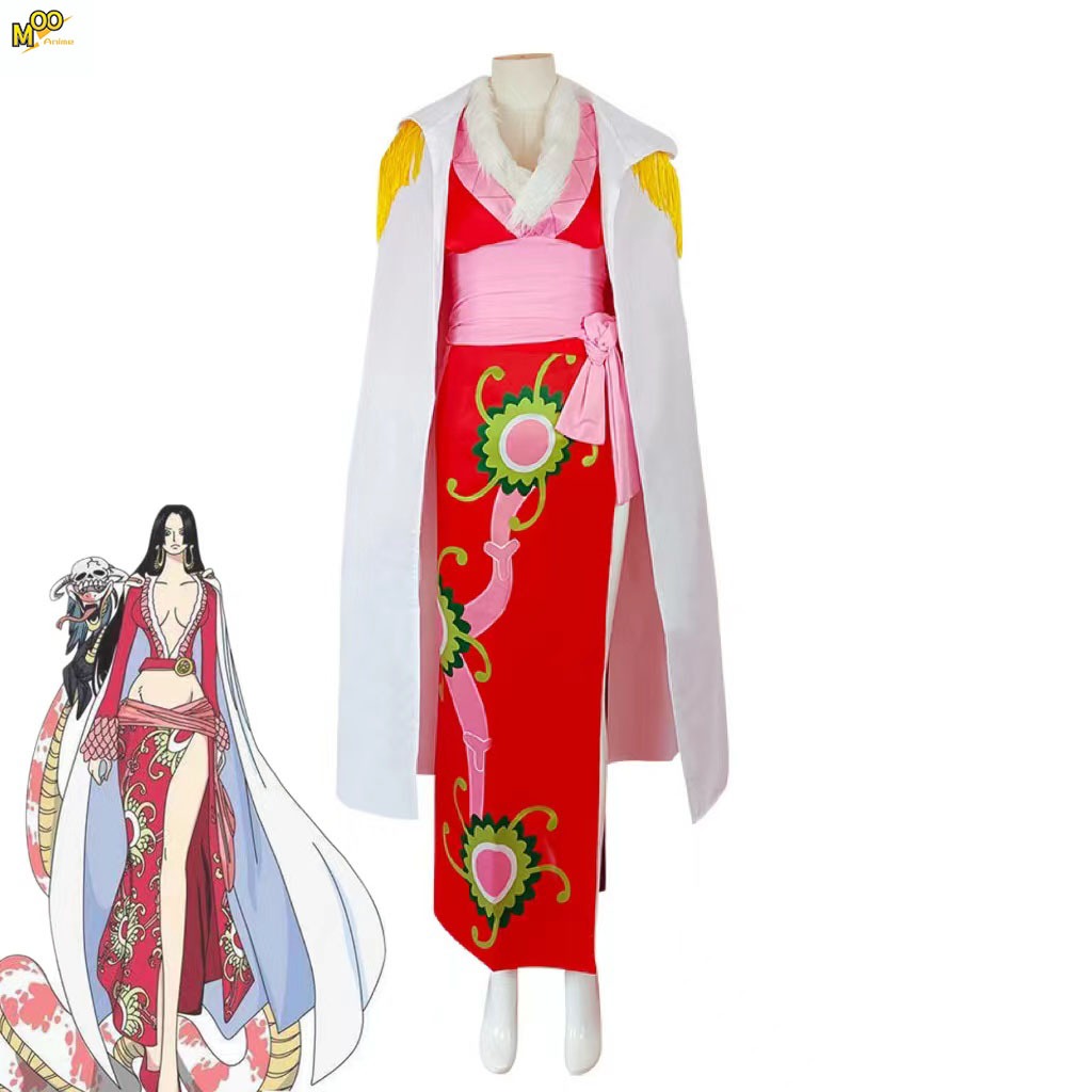 Jual One Piece Boa Hancock Cosplay Costume Hancock Cosplay Red Clothes