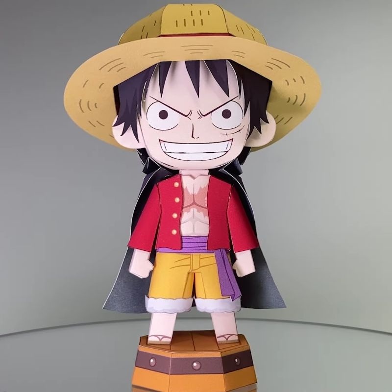 Jual DIY Papercraft Anime One Piece Action Figure | Shopee Indonesia