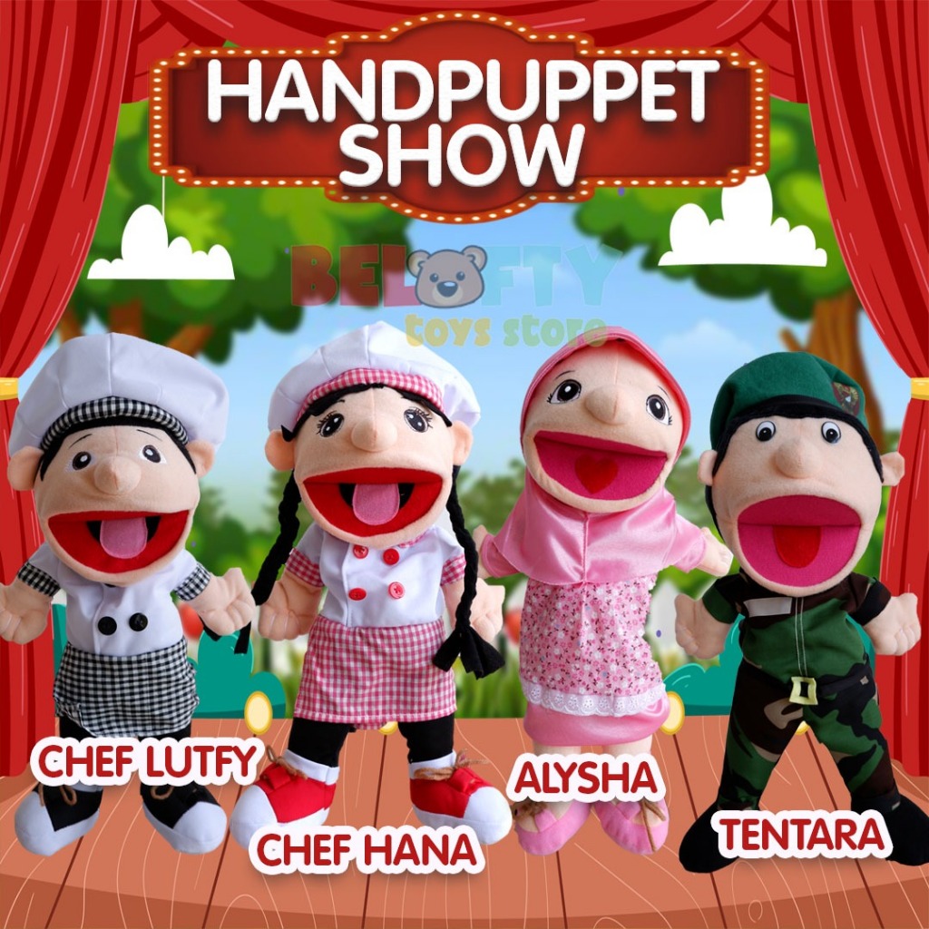 Jual Boneka Tangan / Muppet / Handpuppet Mainan Anak Perempuan Belofty ...