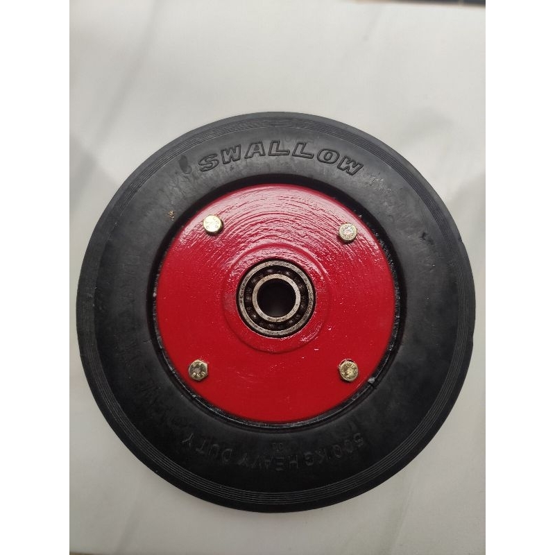 Jual RODA LORRY KARET SWALLOW 8 inch | RODA TROLLEY inch | RODA ROLLI ...