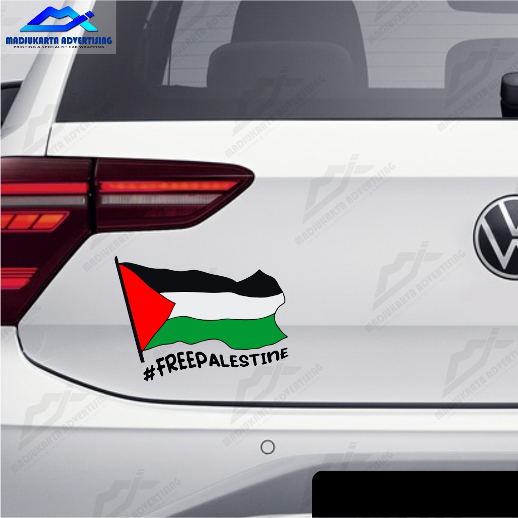 Jual stiker free palestina bagasi mobil save gaza cutting sticker mobil ...