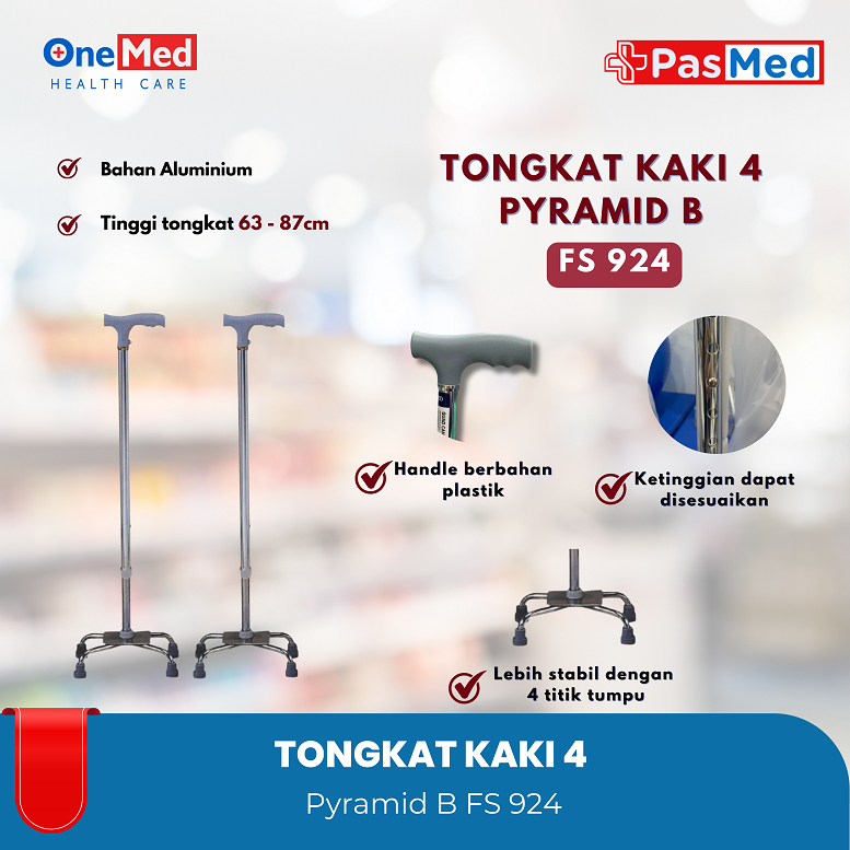 Jual PASMED | ONEMED - Tongkat Pyramid B OneMed | Shopee Indonesia