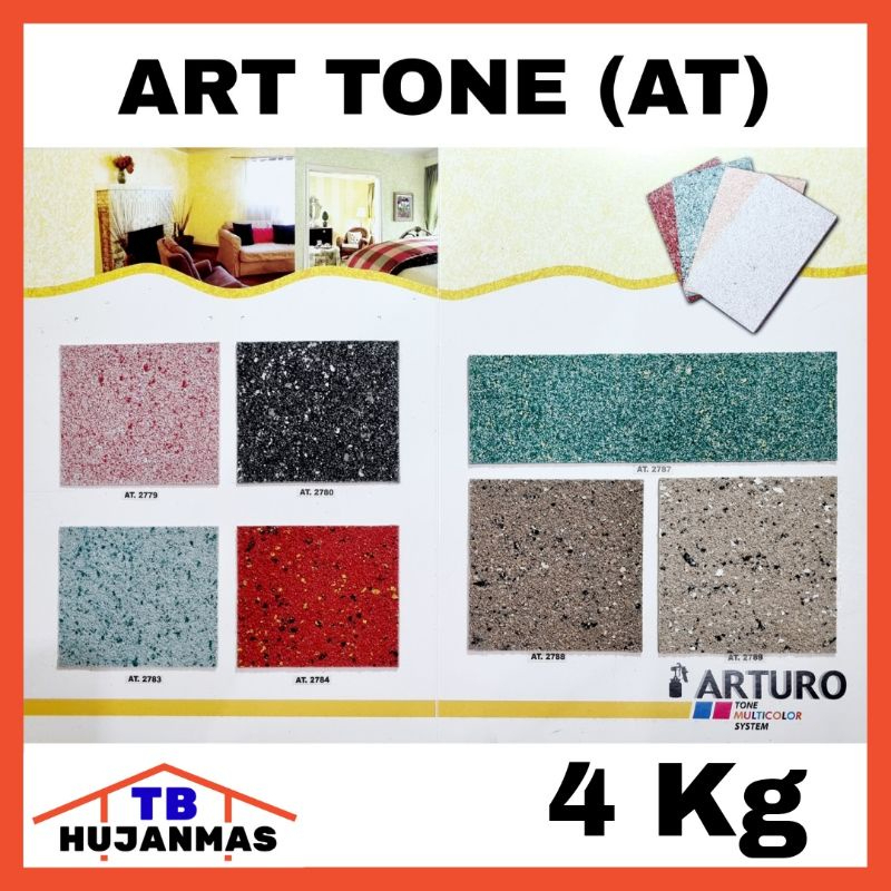 Jual Readyyyy Arturo Cat Tembok Dinding Texture Kg Tipe Art Tone At Multicolor System