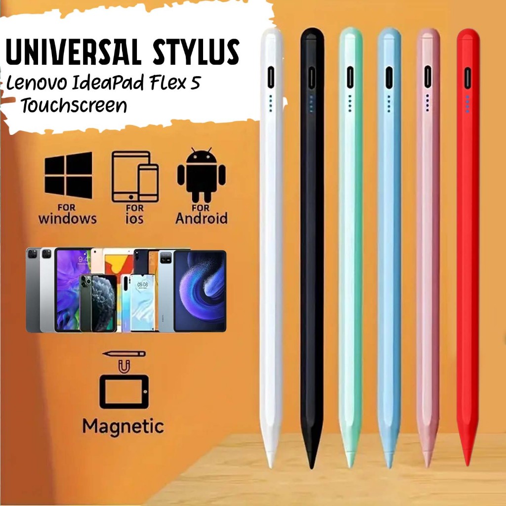 Pencil Laptop Lenovo IdeaPad Flex Touchscreen Stylus Pen Colorful Android  Windows ios Colorful Pensil Double Touch Magnetic