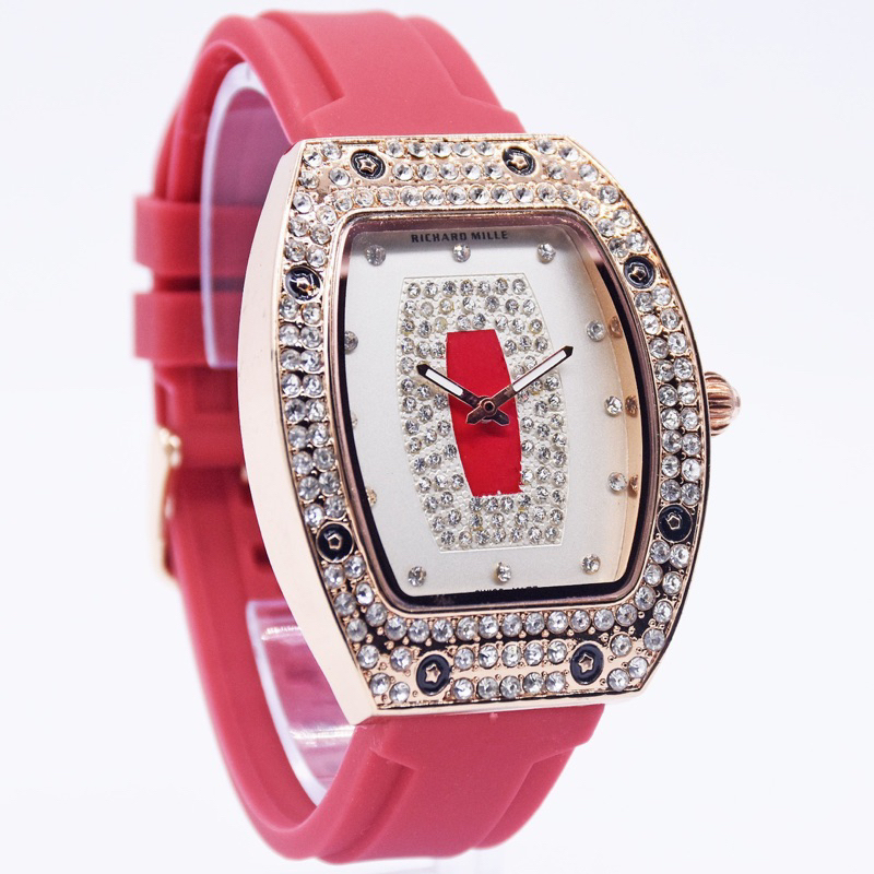 JAM TANGAN WANITA RM SYAHRINI NEW RUBBER