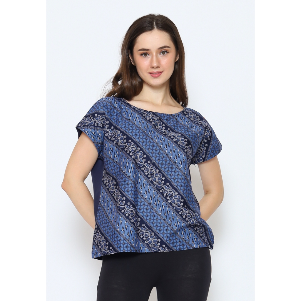 Jual Bhatara Batik Blouse Wanita Crop Tee 2122-1818A-5565-3133A-2347A ...