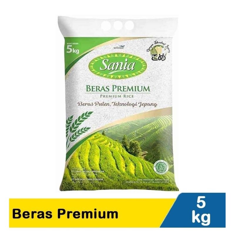 Jual Beras Sania Rinjani Lahap Melon Anak Raja 3kg / 5kg Sania Rinjani Opung Beras Premium Sak