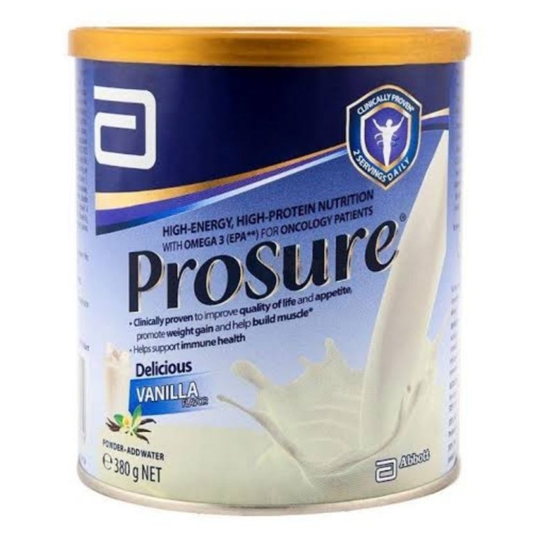 Jual Prosure Susu Vannila 380gr Malaysia (For Cancer Patient) | Shopee ...