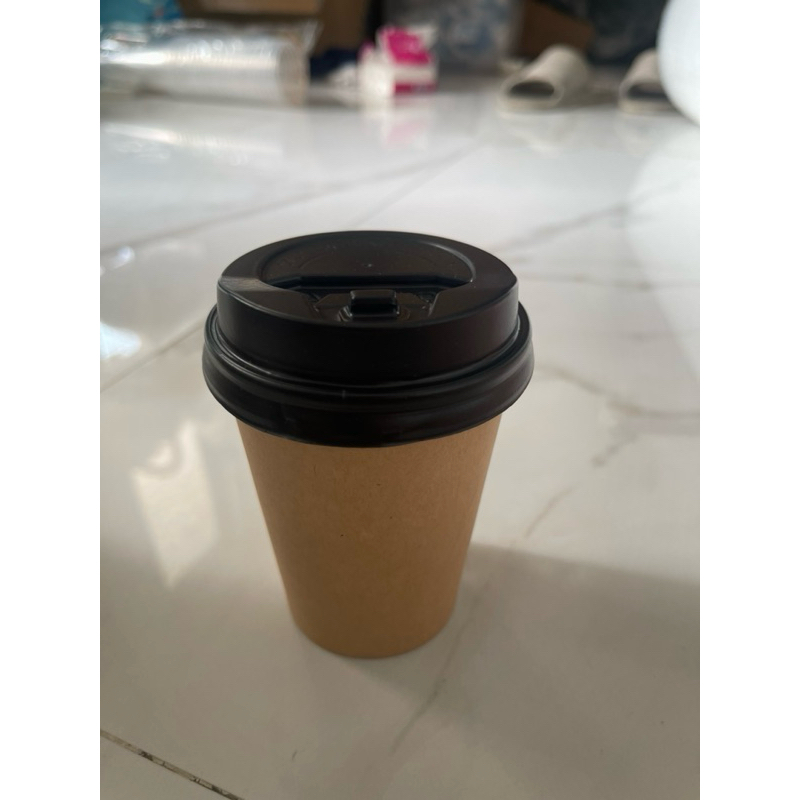 Jual paper cup kopi 8 oz gelas kopi 8oz kraft starindo | Shopee Indonesia