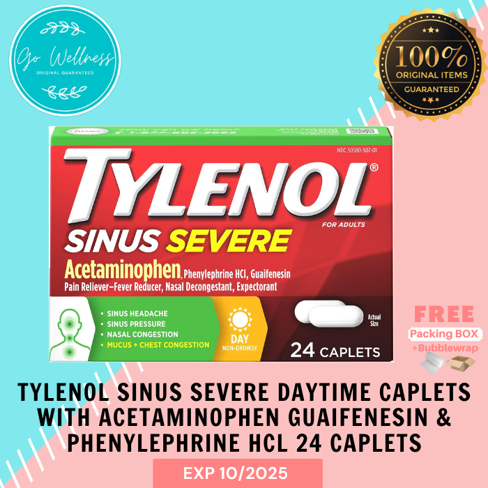 Jual Tylenol Sinus and Headaches 24 Caps USA Shopee Indonesia