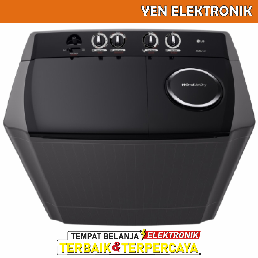 Jual Mesin Cuci LG P1000 RTM 2 Tabung 3 Program Pencucian Anti Tikus ...