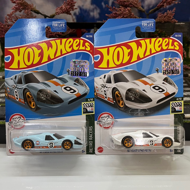 Hot Wheels '17 Ford GT White 67 Ford GT40 MK.IV Gumball 3000 Gran Turismo  Lot