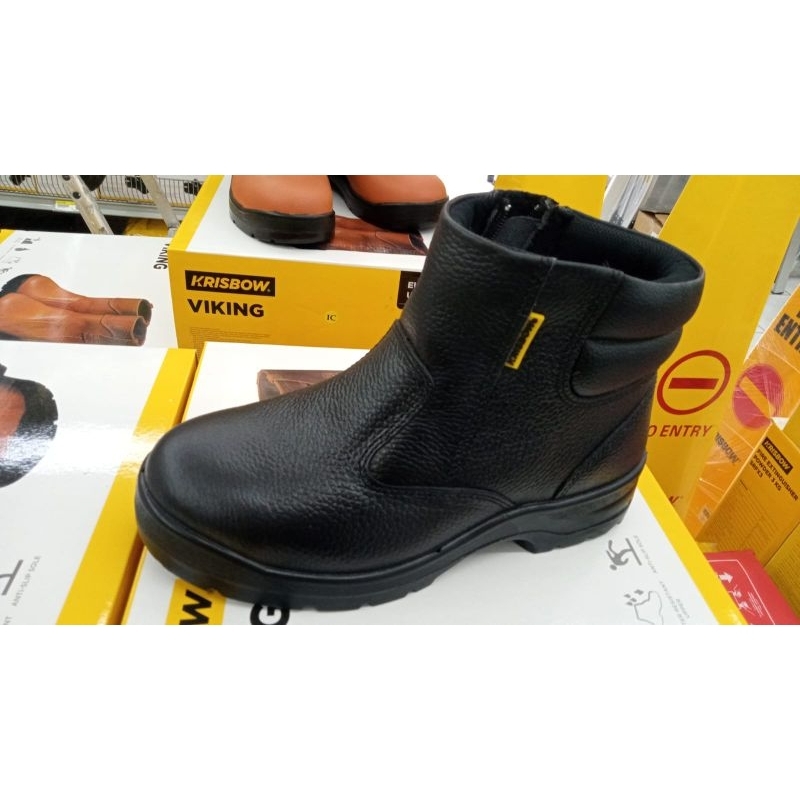 Jual Safety shoes krisbow Spartan produk pengganti nya safety shoes