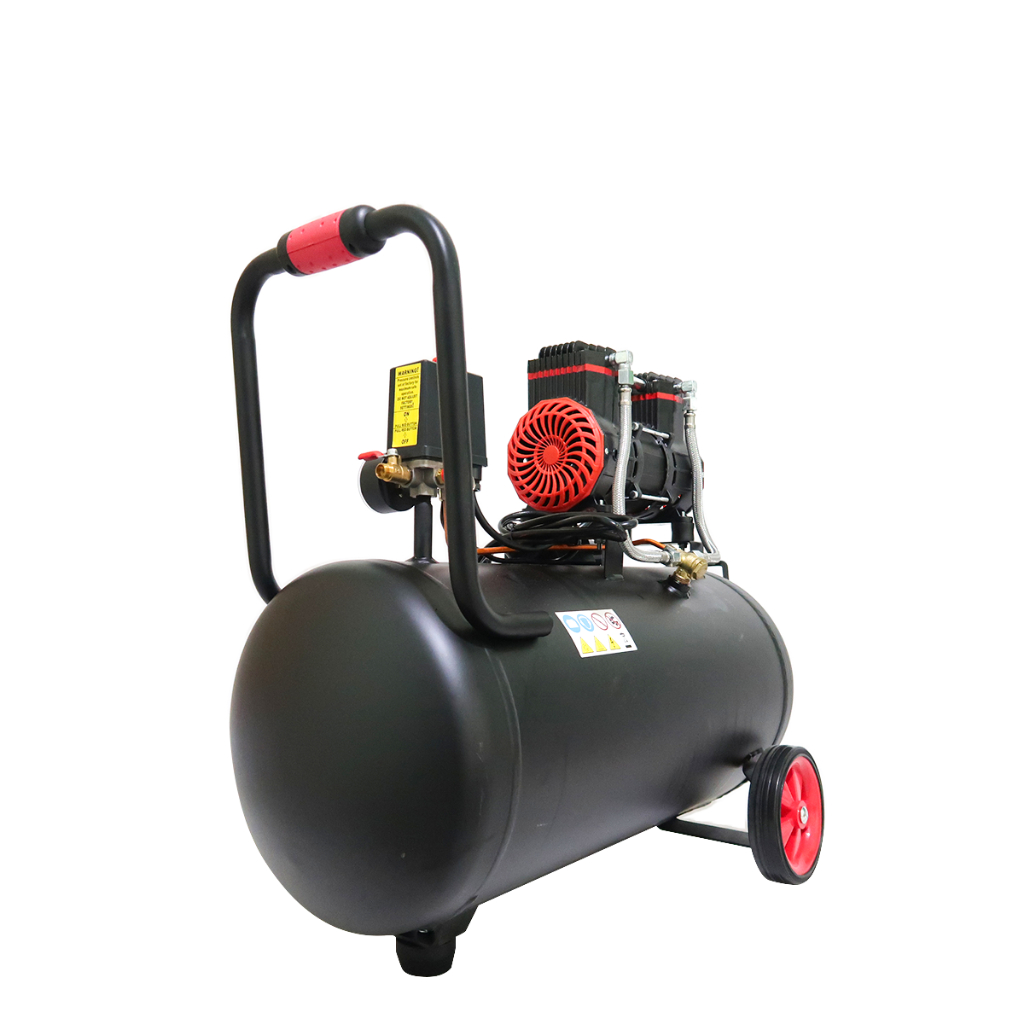 Jual MOLLAR AC1550BP-R Kompresor Angin 1 HP 50 Silent Oilless Black ...