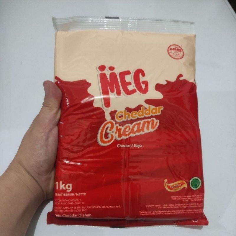 Jual MEG CHEDDAR CREAM CHEESE 1KG | Shopee Indonesia