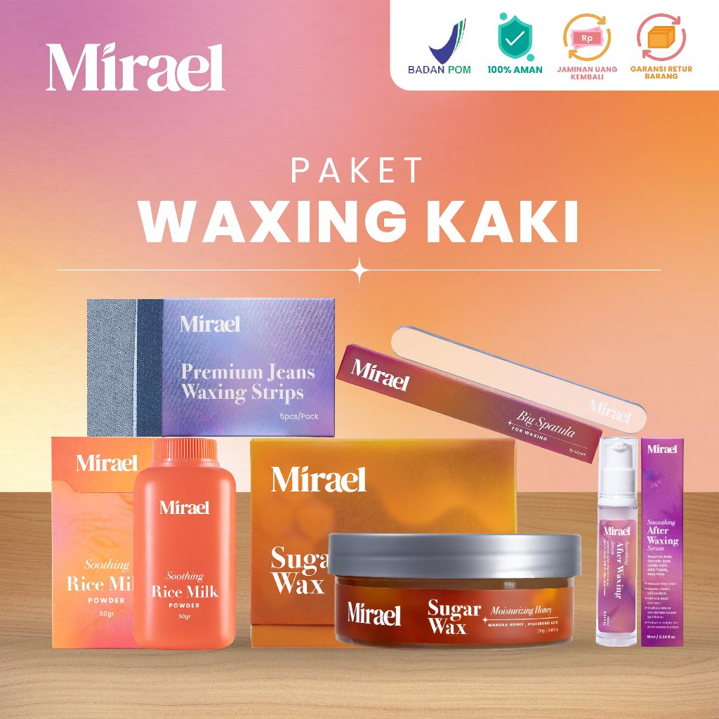 Jual MIRAEL Paket Sugar Waxing Bulu Kaki Waxing Perontok Bulu Kaki Bersih, Halus, dan