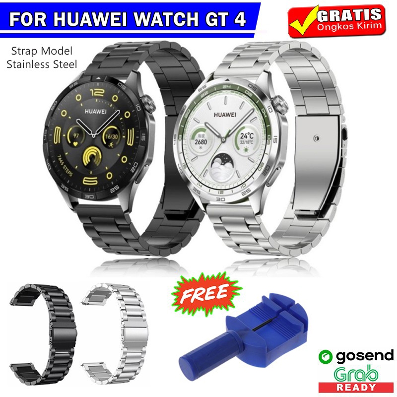 Jual TALI JAM RANTAI HUAWEI WATCH GT 4 46MM HUAWEI GT4 STAINLESS STEEL ...