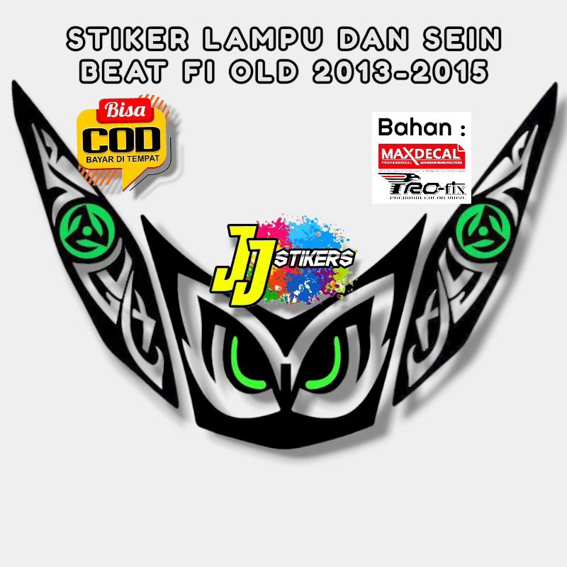 Jual Stiker Lampu Dan Sein Motif Sharinggan Moto Beat Fi Old Shopee Indonesia