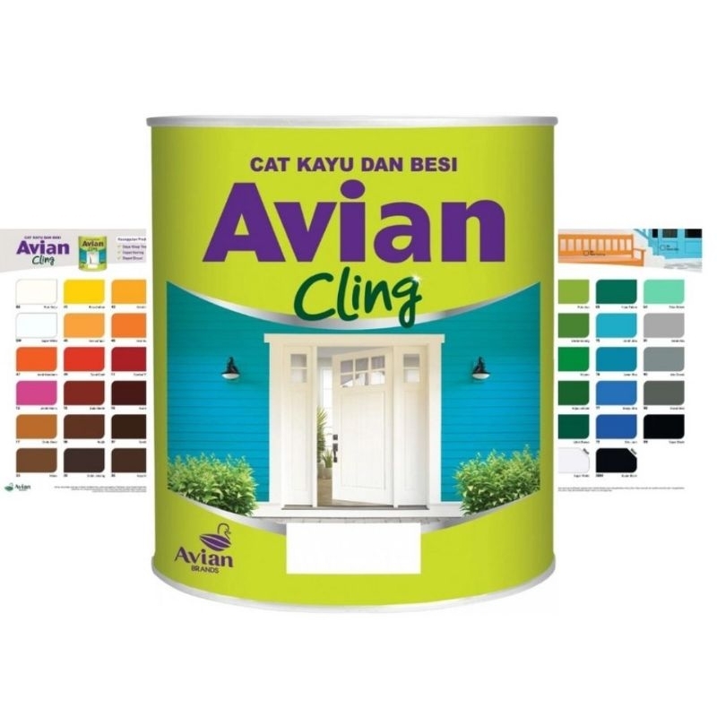 Jual Cat Besi Dan Kayu Avian Cling 1 KG Shopee Indonesia